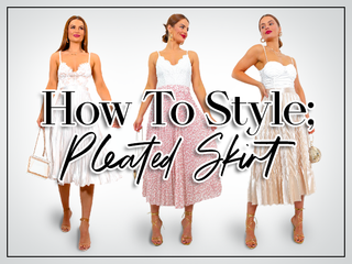 How to style a pleated skirt in 2022 - DLSB
