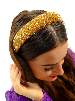 Heads Up - Gold Gem Headband