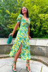 Floral Frenzy - Green Yellow Floral