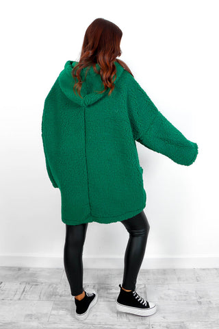 Fluff Off - Green Borg Oversized Hoodie