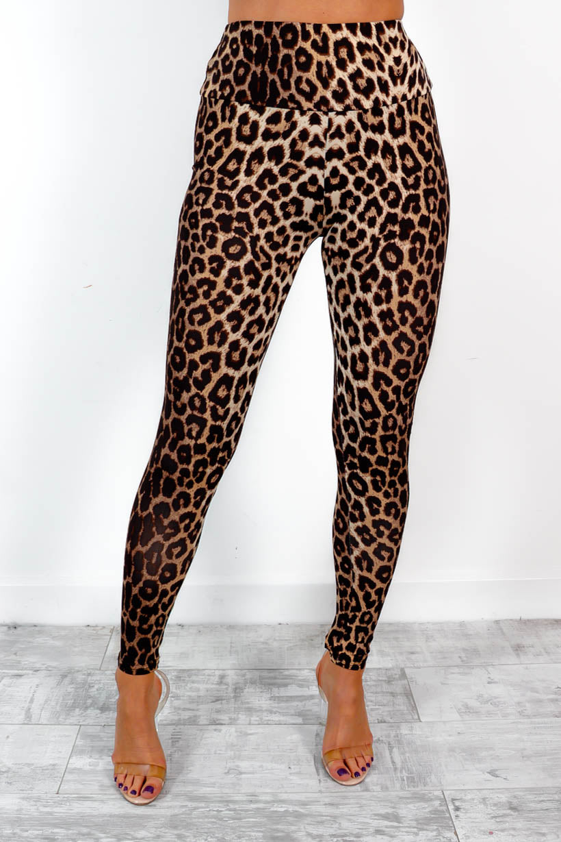 Hot Pink Leopard Leggings | Gym, Fitness & Sports Clothing | GearBaron