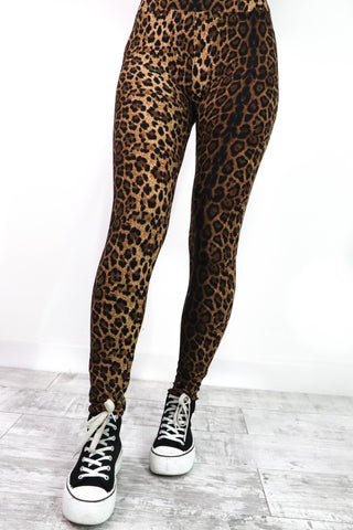 Lucky Leopard - Leopard Stretch Leggings