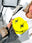 Positive Energy - White Yellow Smiley Lightning