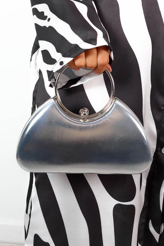 Share Your Sparkle - Silver Hard Case Handbag