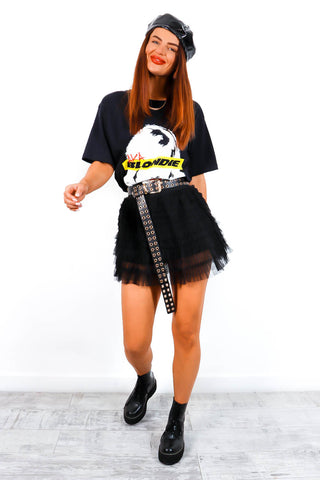 Tulle Cute - Black Tulle Mini Skirt