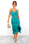 Wild About You - Green Blue Leopard