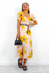Floral Frenzy - Mustard Floral