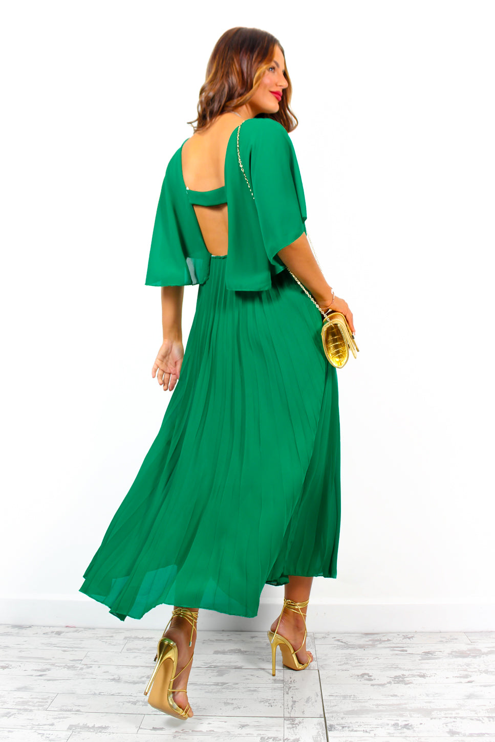 Timeless - Green Maxi Dress – DLSB